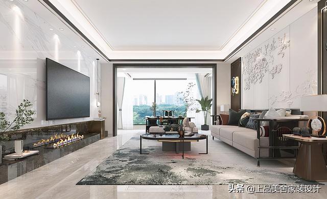 看完她家220㎡新中式装修后，感觉我家150㎡中式不香了，非常大气-1.jpg