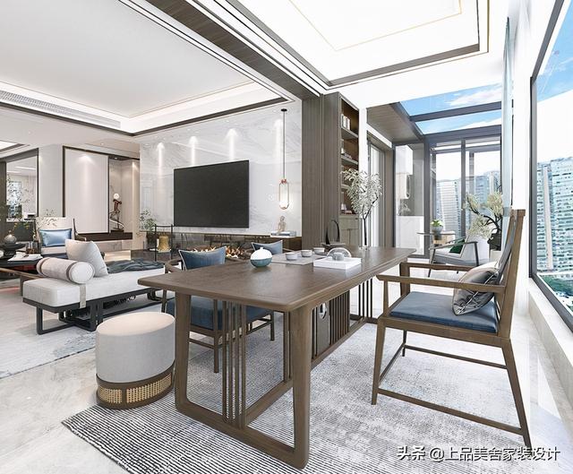 看完她家220㎡新中式装修后，感觉我家150㎡中式不香了，非常大气-9.jpg
