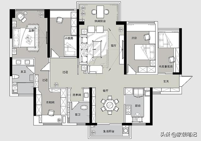 坚持装新中式风的广州夫妻，简洁为主，效果反而有品位还有高级感-3.jpg