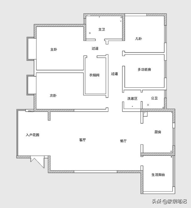 175平米的新中式风格，看到客厅后，被深深吸引，大气和韵味并存-2.jpg