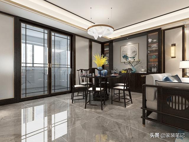 175平米的新中式风格，看到客厅后，被深深吸引，大气和韵味并存-10.jpg