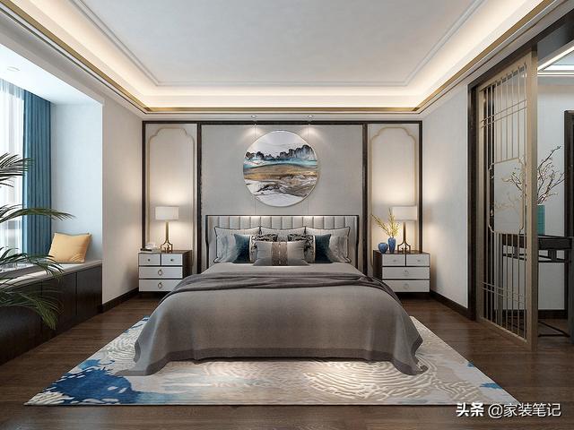 175平米的新中式风格，看到客厅后，被深深吸引，大气和韵味并存-15.jpg