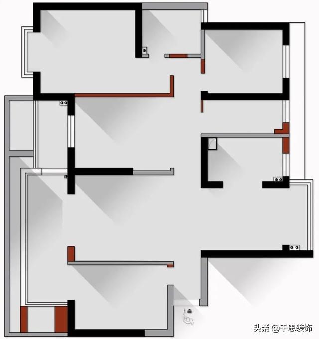 装修案例分享 | 170㎡轻法式之家，日光沐浴下如诗如画-2.jpg