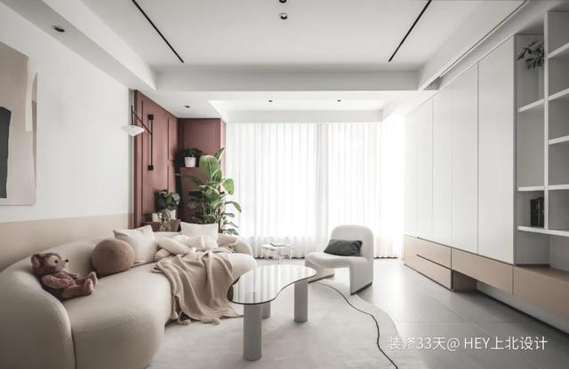 弧形元素+莫兰迪色，草莓奶油味的轻法式家太太太治愈了-7.jpg