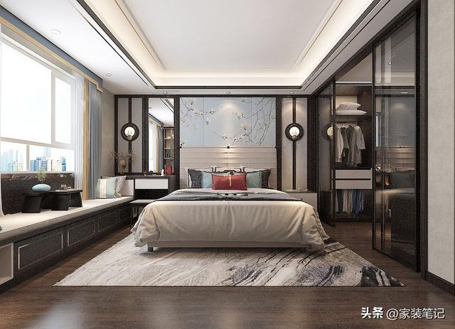 发现一户很经典的新中式风装修，150㎡的四房，走进去一步一景-16.jpg