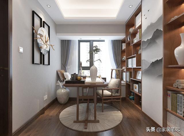武汉夫妻新中式风装修，全屋充满了文化艺术气息，真的很有品味-18.jpg