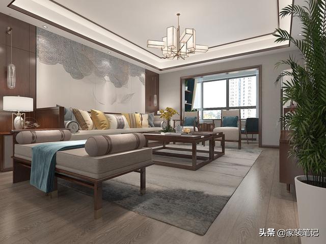 参观完她家，才知道新中式风有多美，152㎡简单清澈，时尚有品位-9.jpg
