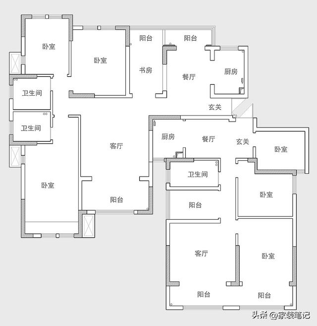 两套房子打通，改造成250㎡的新中式大平层，住起来比别墅还舒服-2.jpg