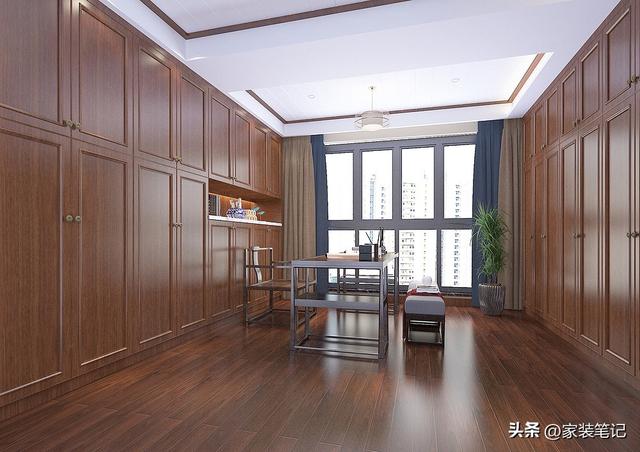 两套房子打通，改造成250㎡的新中式大平层，住起来比别墅还舒服-17.jpg