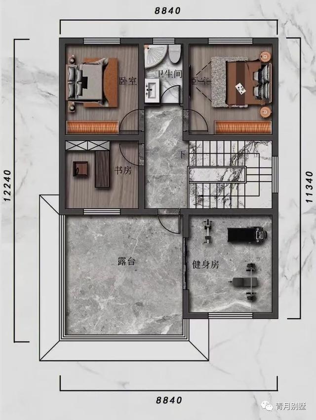 小面宽的新中式别墅，可以展现盛唐气象的大国风范建筑-4.jpg