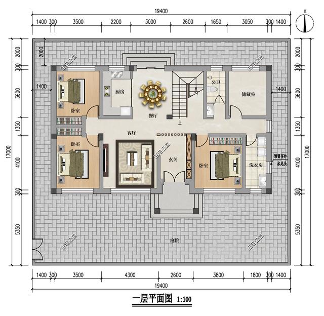 16×11米新中式二层雅宅，挑空客厅更显大气-5.jpg