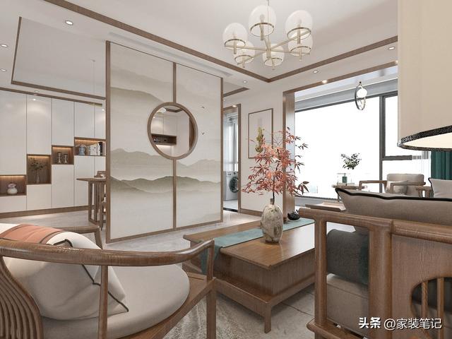 深圳夫妻的中式风装修，摒弃传统客厅取消观影功能，整体美观大气-5.jpg