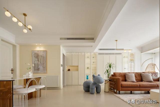 中海嶺湖湾126㎡三居室，效果图高度还原，爱上温柔的轻法式-5.jpg