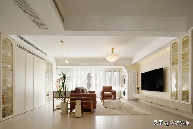 中海嶺湖湾126㎡三居室，效果图高度还原，爱上温柔的轻法式-9.jpg