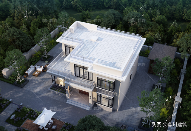 4套极简风的现代别墅，造价经济时尚体面，农村房子经济实用就好-15.jpg