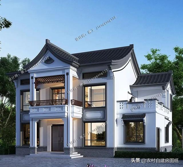 4款新中式农村别墅设计，代代永流传，100年不过时-4.jpg