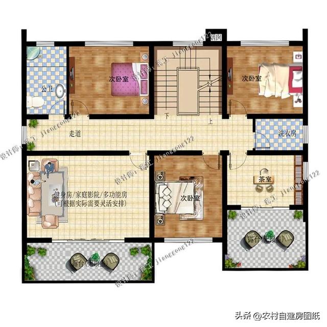 4款新中式农村别墅设计，代代永流传，100年不过时-10.jpg