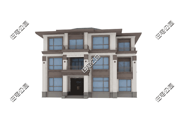 15×12米北侧临街的新中式三层雅宅，双入户门出行更方便-4.jpg