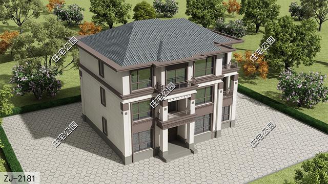15×12米北侧临街的新中式三层雅宅，双入户门出行更方便-3.jpg