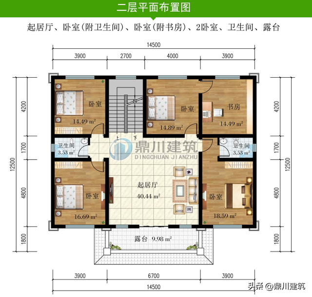 4套新中式农村别墅，稳重气派对称结构，适合农村建的好房子-19.jpg