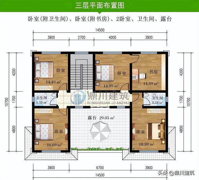 4套新中式农村别墅，稳重气派对称结构，适合农村建的好房子-20.jpg