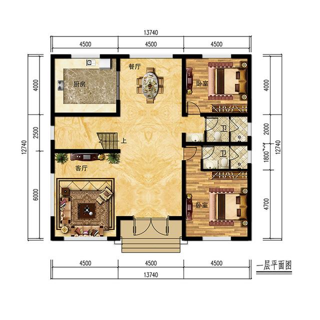 28套新中式农村别墅设计图，2023年回乡建房新选择别墅户型-3.jpg