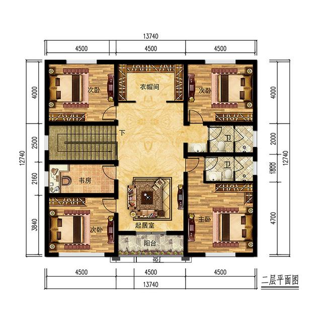 28套新中式农村别墅设计图，2023年回乡建房新选择别墅户型-2.jpg