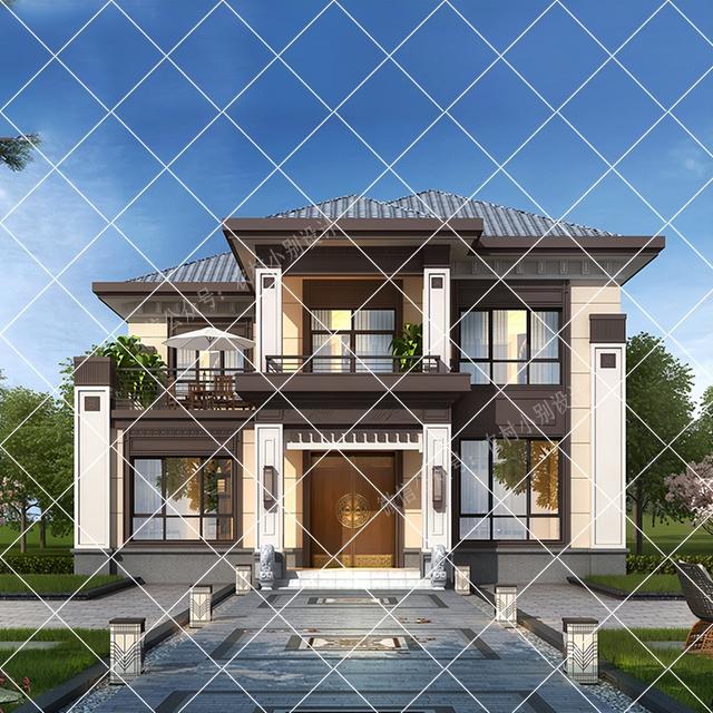 28套新中式农村别墅设计图，2023年回乡建房新选择别墅户型-5.jpg