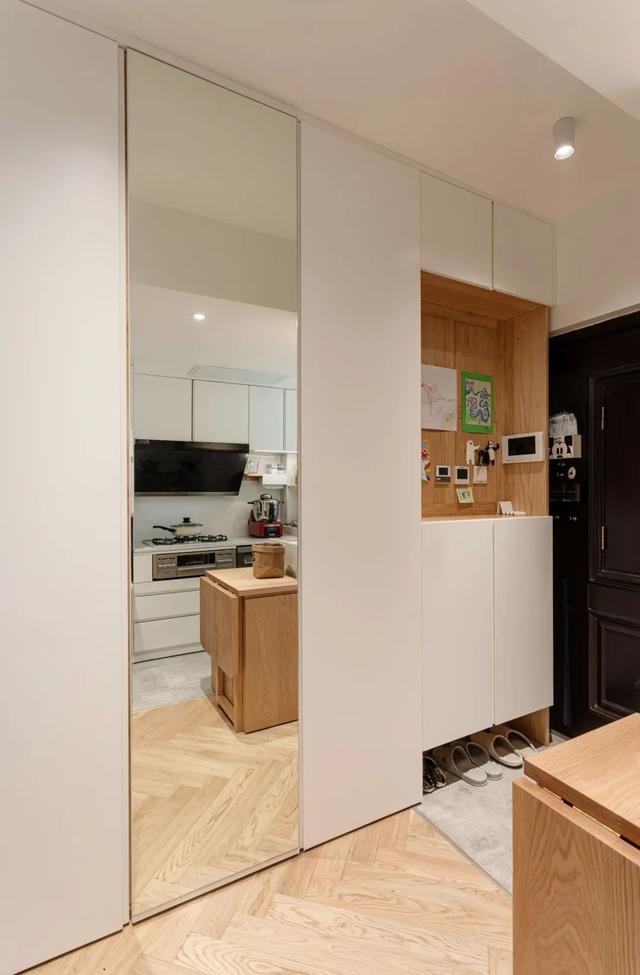北京夫妻44㎡的家，坚持全屋打满柜子，效果高级又实用，晒晒-4.jpg