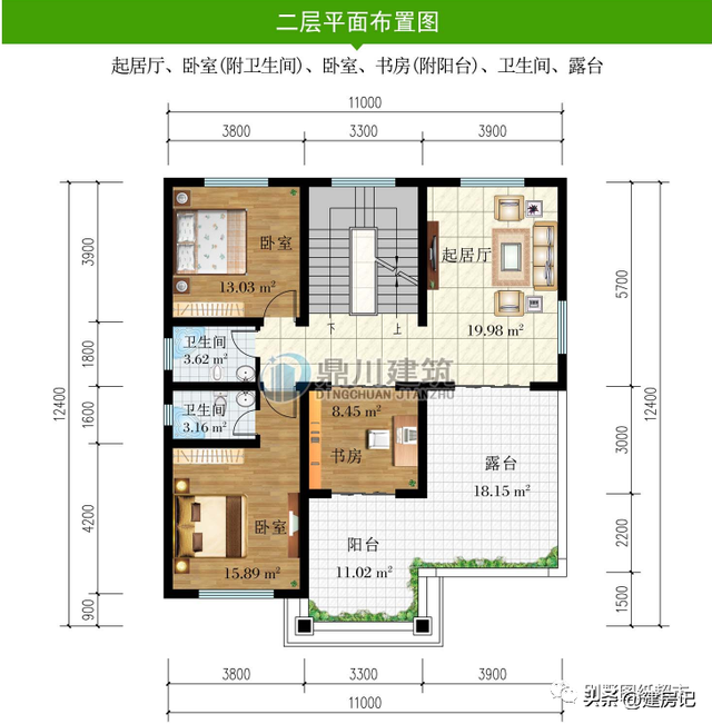 湖南10款新中式别墅，二层空间也正合适，趁着春暖花开赶紧建一栋-8.jpg