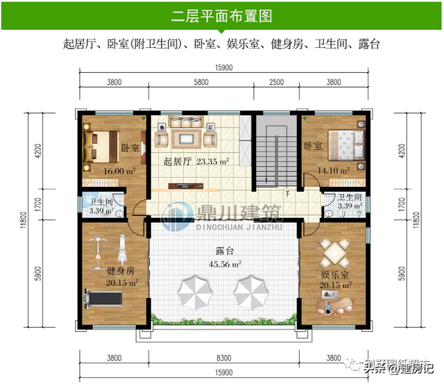 湖南10款新中式别墅，二层空间也正合适，趁着春暖花开赶紧建一栋-16.jpg