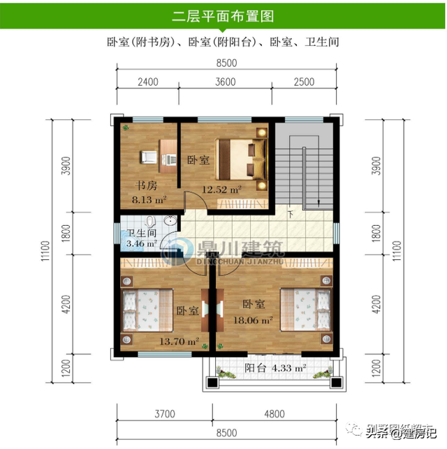 湖南10款新中式别墅，二层空间也正合适，趁着春暖花开赶紧建一栋-23.jpg