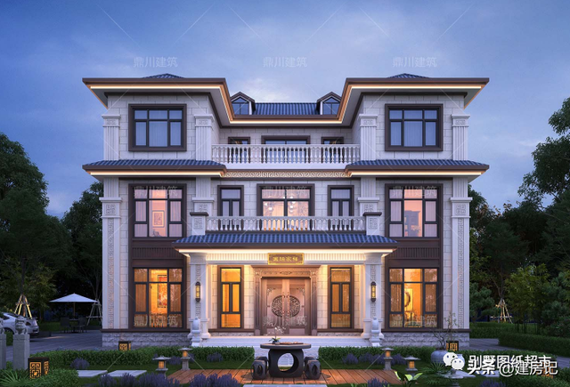 广东11款新中式三层别墅，精美大气，户型经济实用，适合建在农村-26.jpg