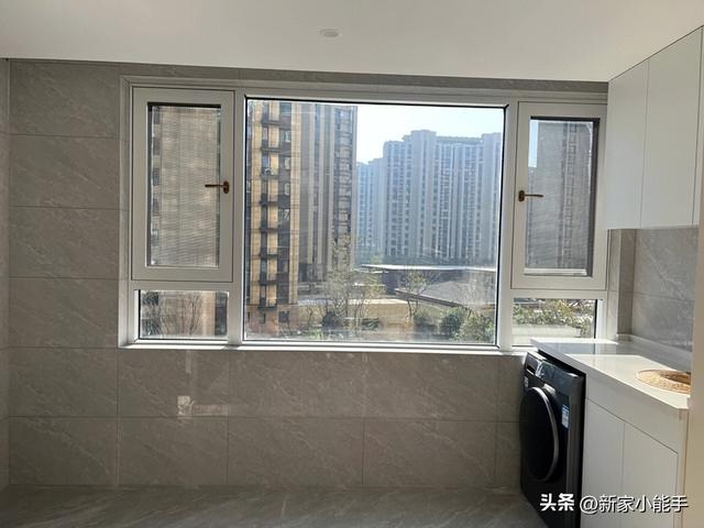 奶油风的新房硬装完工啦，不做电视墙，还没家具家电也很漂亮啊-5.jpg