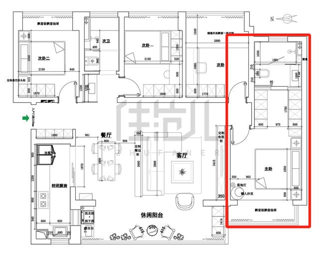 住范儿真实人家 | 超大横厅+全景落地窗，轻奢原木风美炸了！-37.jpg