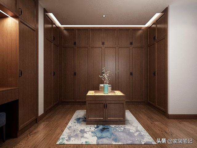 广州夫妻的新中式风装修火了，客餐厅、厨房和阳台连成一片很大气-19.jpg
