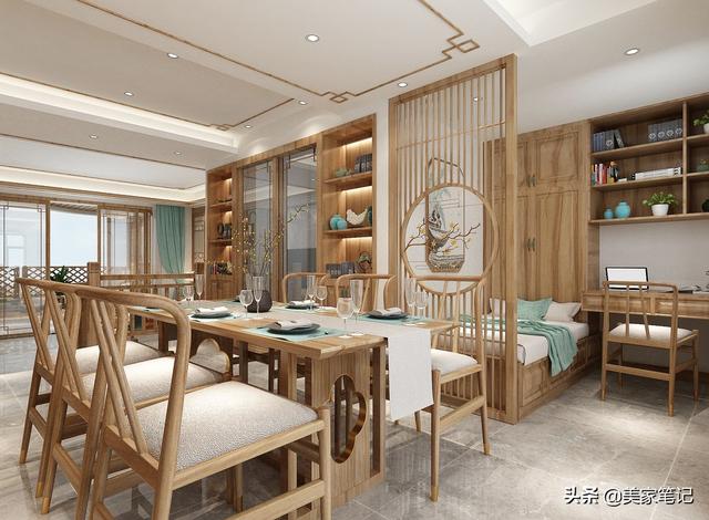 广东发现80后女业主的家，全房用原木色，打造禅意新中式，超治愈-15.jpg
