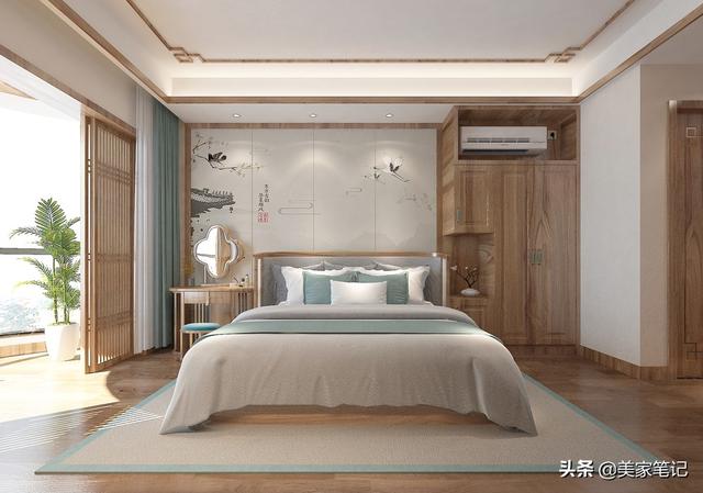 广东发现80后女业主的家，全房用原木色，打造禅意新中式，超治愈-20.jpg