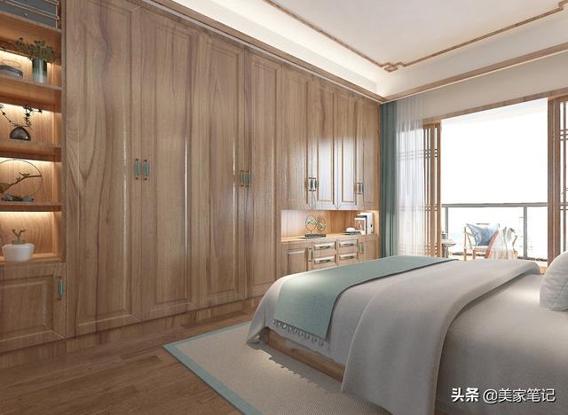 广东发现80后女业主的家，全房用原木色，打造禅意新中式，超治愈-19.jpg
