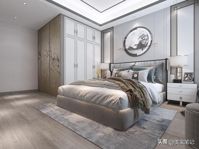 看她家132㎡新中式风格，以灰色系装扮全屋，碰撞出优美的高级感-16.jpg