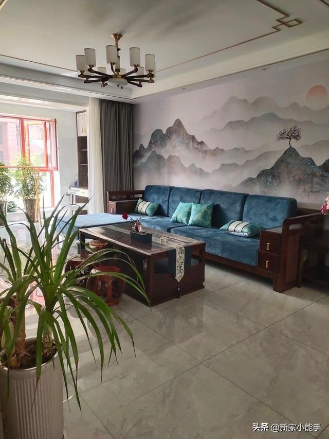 她家装修新中式风格，全屋时尚又大气，品位太高了，令人羡慕啊！-7.jpg