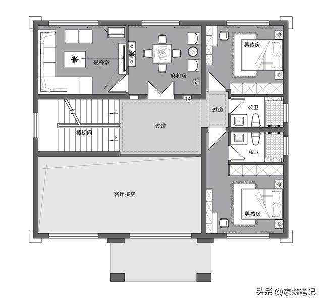 428㎡三层别墅，装修新中式风，很有品味！蕴藏着古典的经典韵味-5.jpg