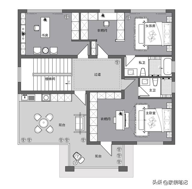 428㎡三层别墅，装修新中式风，很有品味！蕴藏着古典的经典韵味-7.jpg
