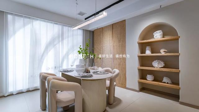 装修案例丨137m²侘寂：​奶油风色系，打造温馨舒适小家庭~-5.jpg