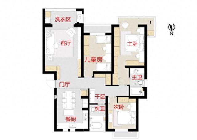 上海夫妻的130㎡家走红，坚持全屋打满柜子，效果那叫一个大气-3.jpg
