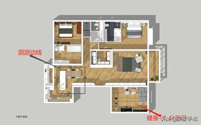 北京夫妻156㎡的家，坚持全屋打满柜子，效果不是一般的实用大气-3.jpg