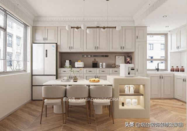 「万光中华城」136平轻法式装修，这就是传说中的高颜值奶油质感-5.jpg