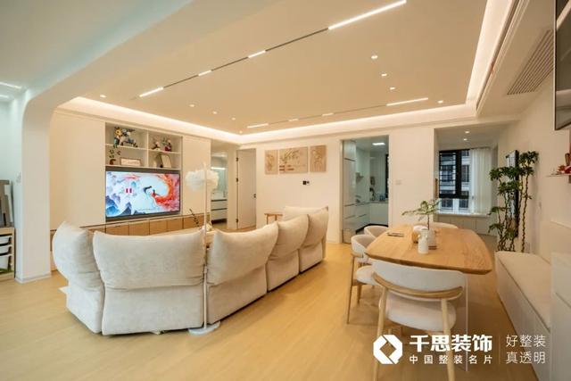 装修案例|118㎡原木奶油风清新简约-4.jpg
