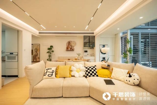 装修案例|118㎡原木奶油风清新简约-5.jpg