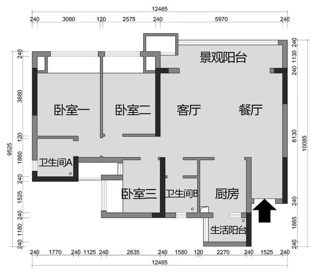 99㎡奶油风 | 恰到好处的静，藏不住的浪漫-4.jpg